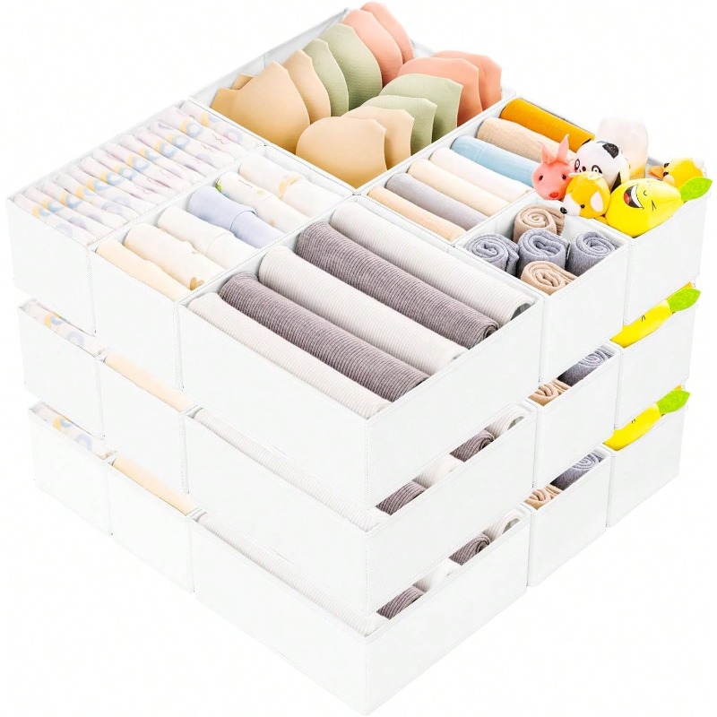 Baby Nursery Closet - 15PCS Drawer Organizer Clothes - Foldable
