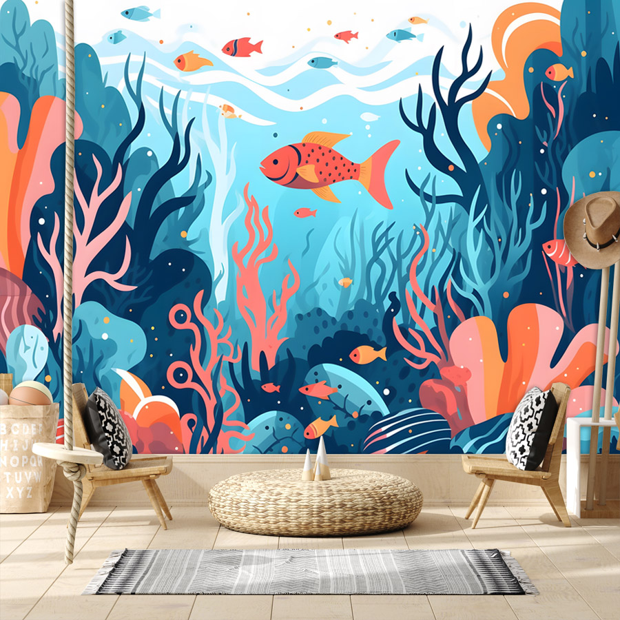 Baby Nursery Peel And Stick Wallpaper - 6+ Cartoon Peel n Stick Wallpaper