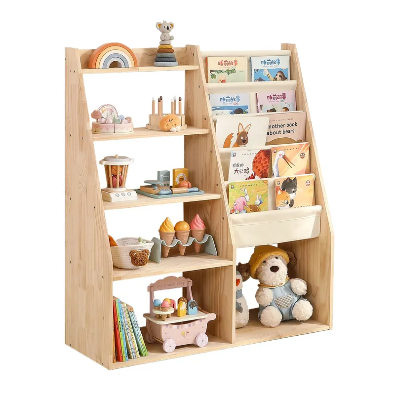 Baby Nursery Books - Kids 2-in-1 Toy Storage Rack and