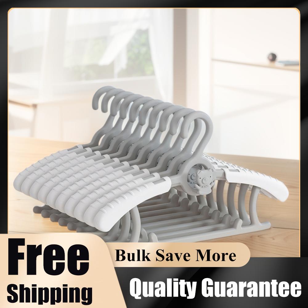 Baby Nursery Closet - 10Pcs Extendable Infant Pants Hanger Baby