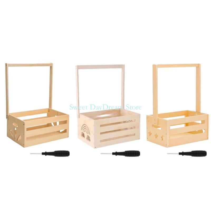 Baby Nursery Closet - Y88C Wooden Baby Showers Gift Basket