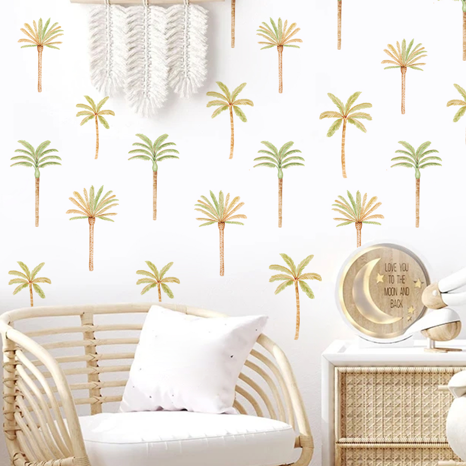 Boho Coconut Palm Tree Wall St - Baby Nursery Tree review and price