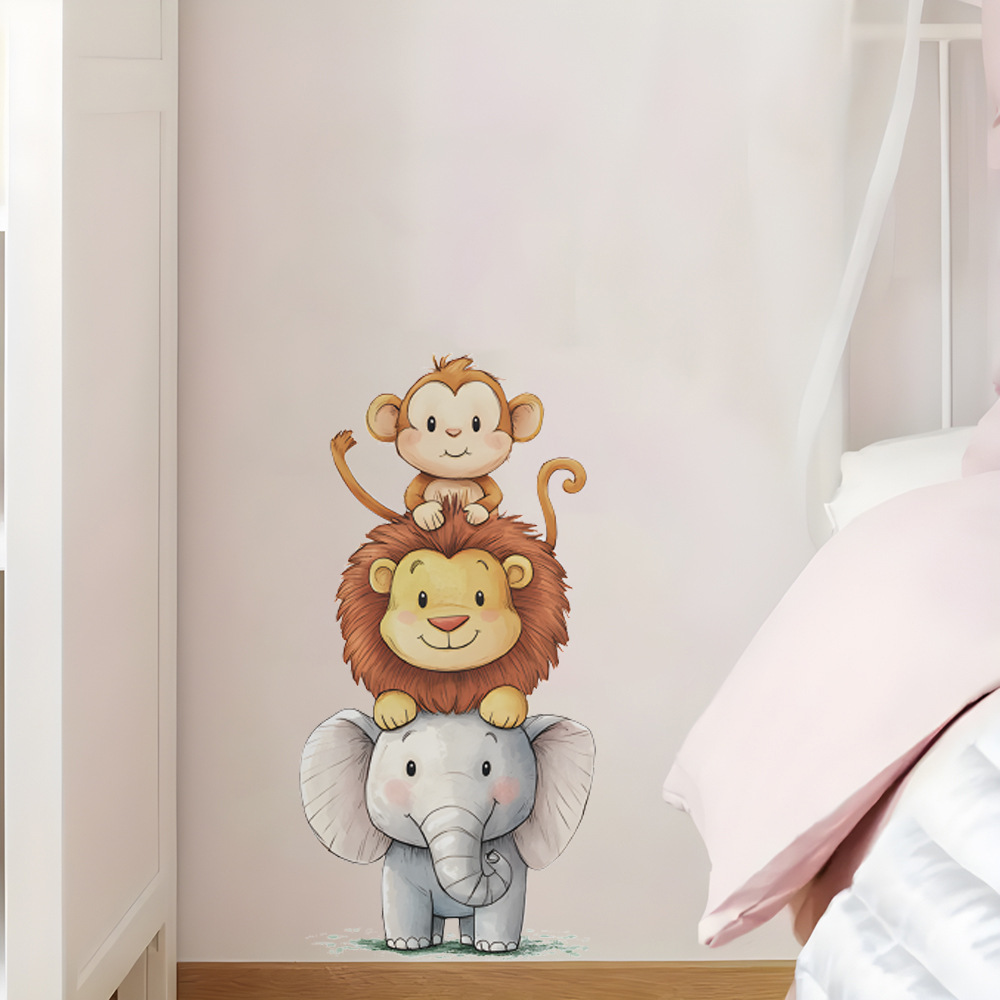 Cute Forest Animals Wall Stick - Animals Baby Nursery review and price