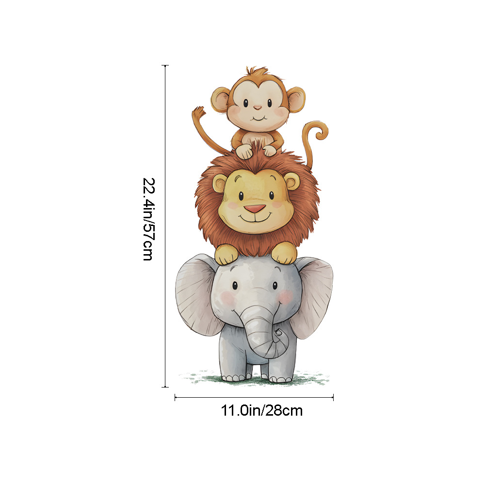 Cute Forest Animals Wall Stick - Animals Baby Nursery review and price