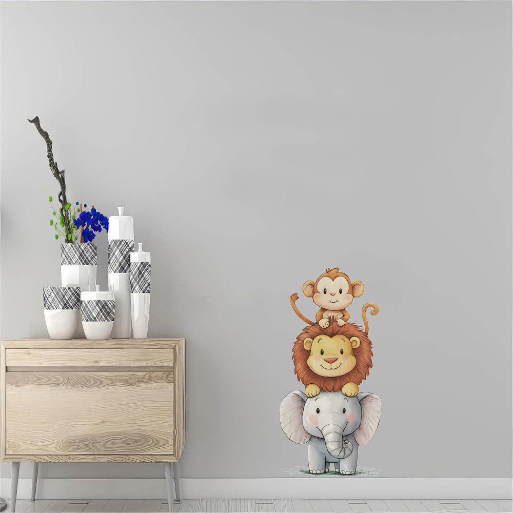 Cute Forest Animals Wall Stick - Animals Baby Nursery review and price