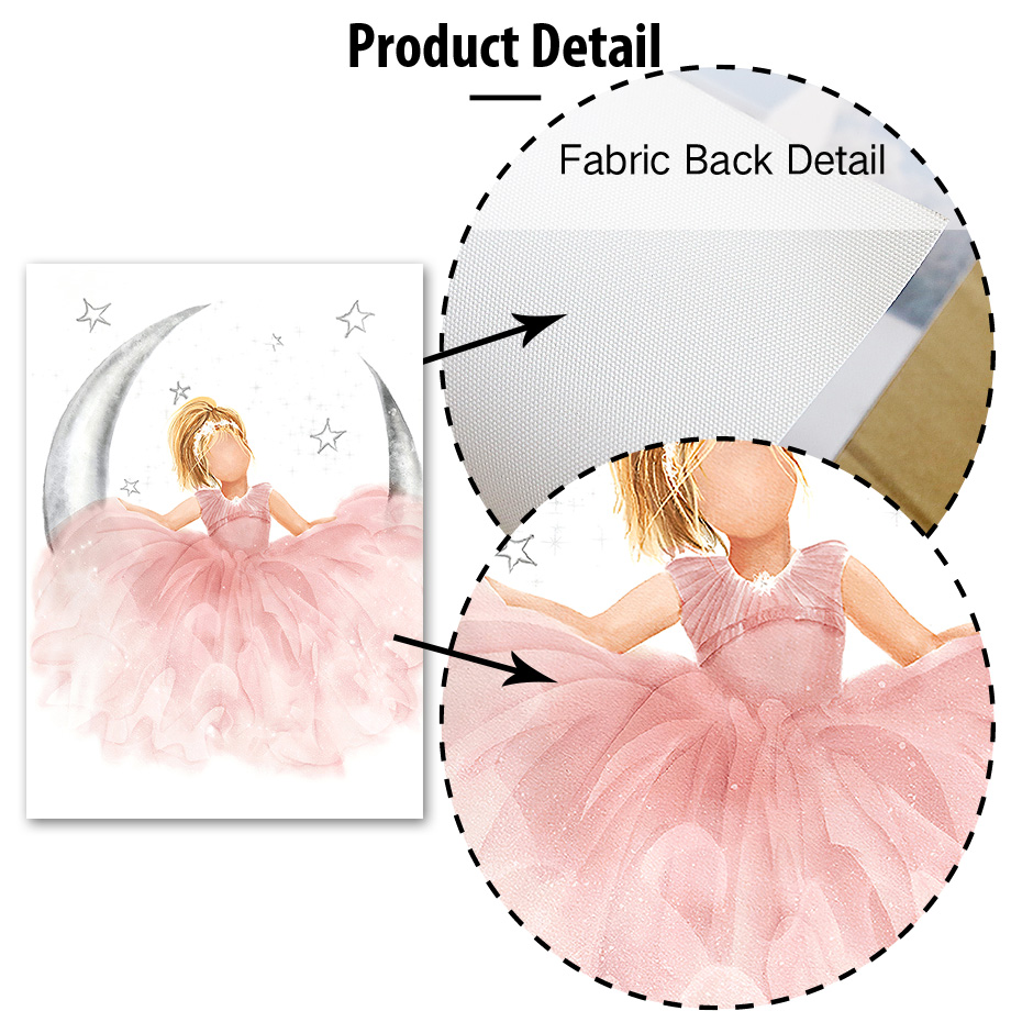 Pink Angel Girl Sun Moon Cloud - Animals Baby Nursery review and price