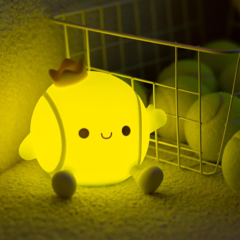 Cute Tennis Night Light Silico - Baby Nursery Egg Light review and price
