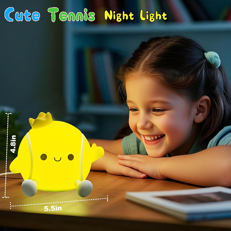 Cute Tennis Night Light Silico - Baby Nursery Egg Light review and price