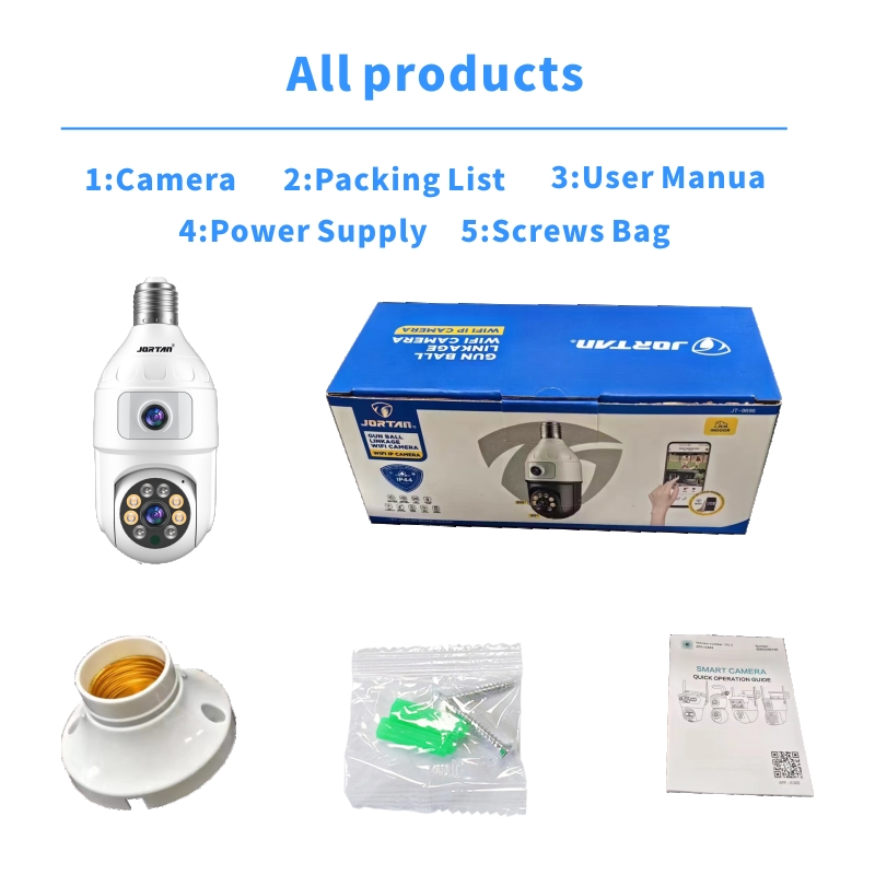 4MP Bulb E27 Dual Lens 360 Ind - Baby Nursery Egg Light review and price