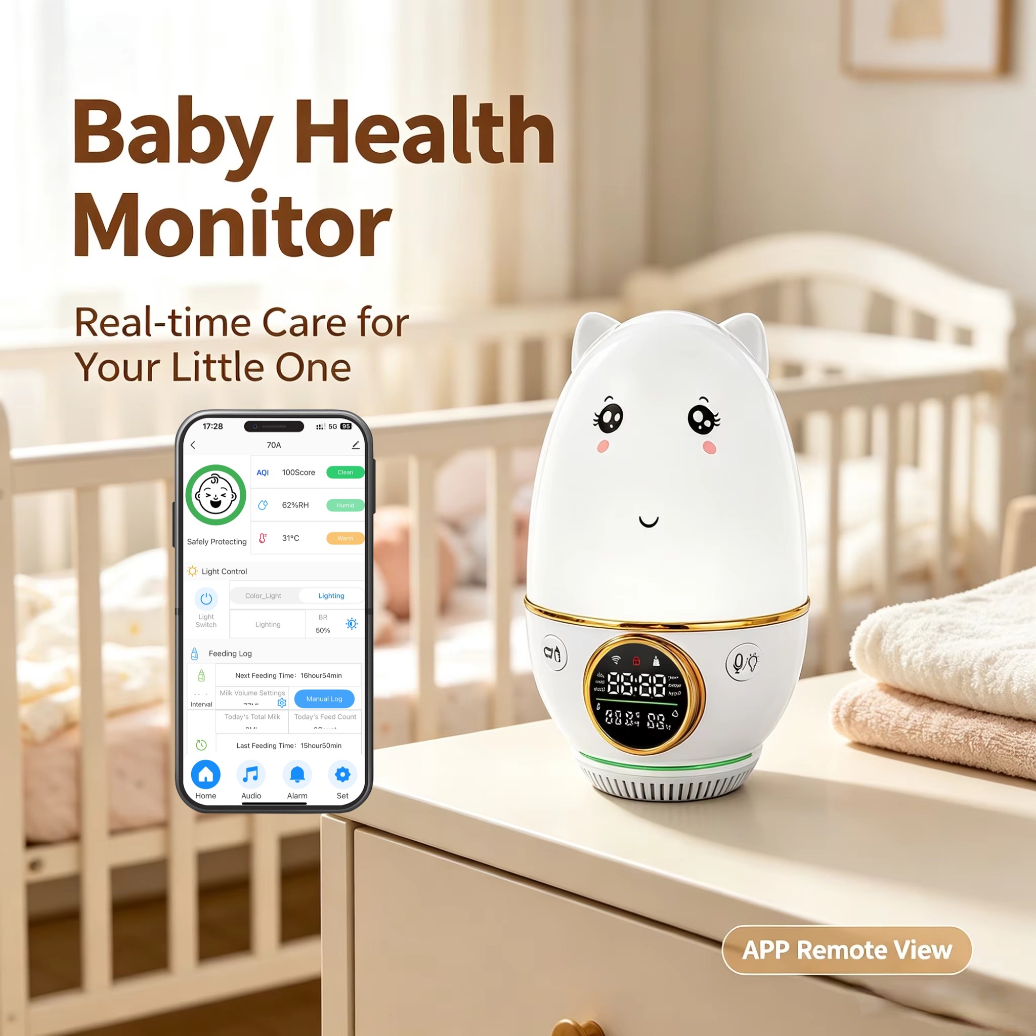HoldPeak Baby Monitor CO₂±50pp - Baby Nursery And Co review and price