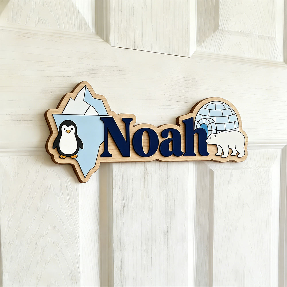 Arctic Penguin & Polar Bear Cu - Baby Nursery Pictures review and price