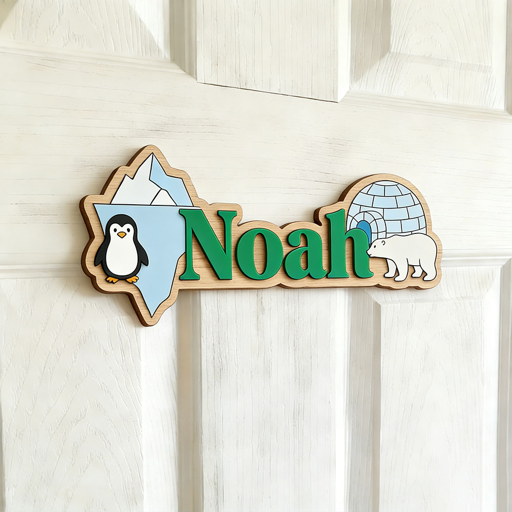 Arctic Penguin & Polar Bear Cu - Baby Nursery Pictures review and price