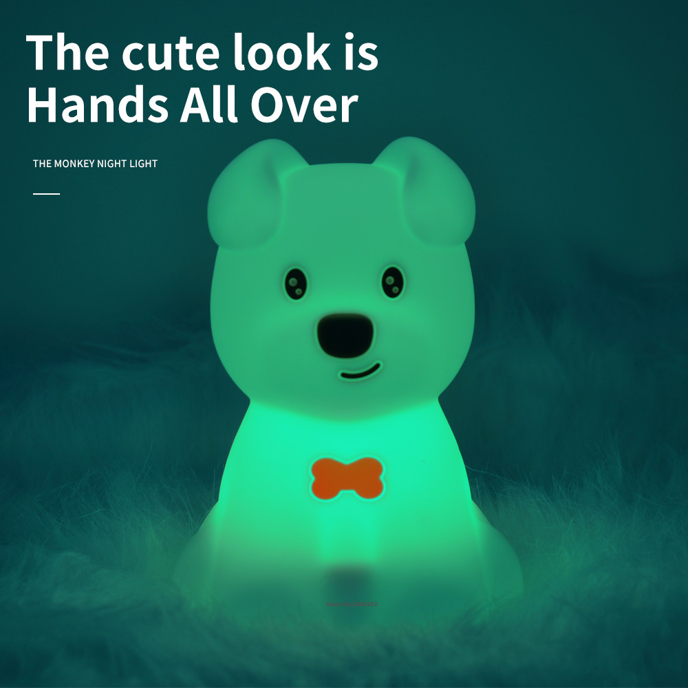 Dog LED Night Light Touch Sens - Baby Nursery Egg Light review and price