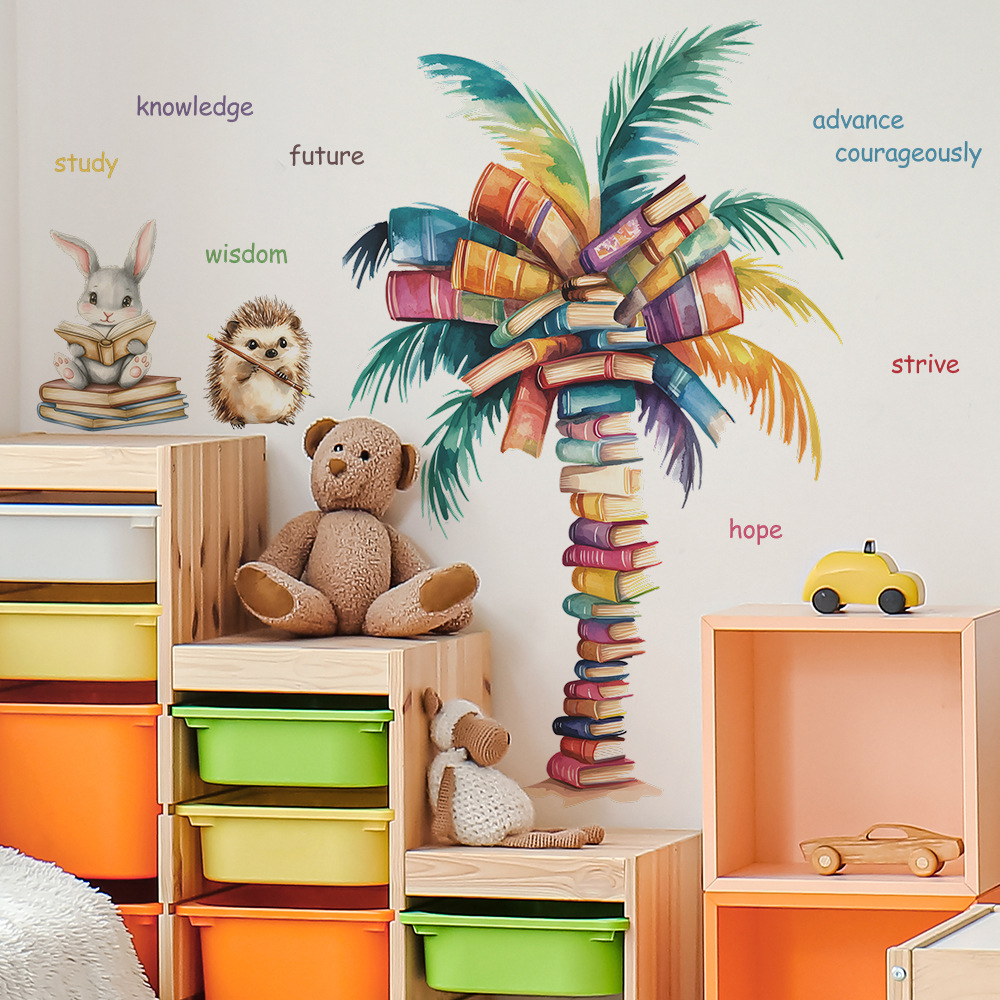 Book Coconut Tree Wall Sticker - Baby Nursery Books review and price