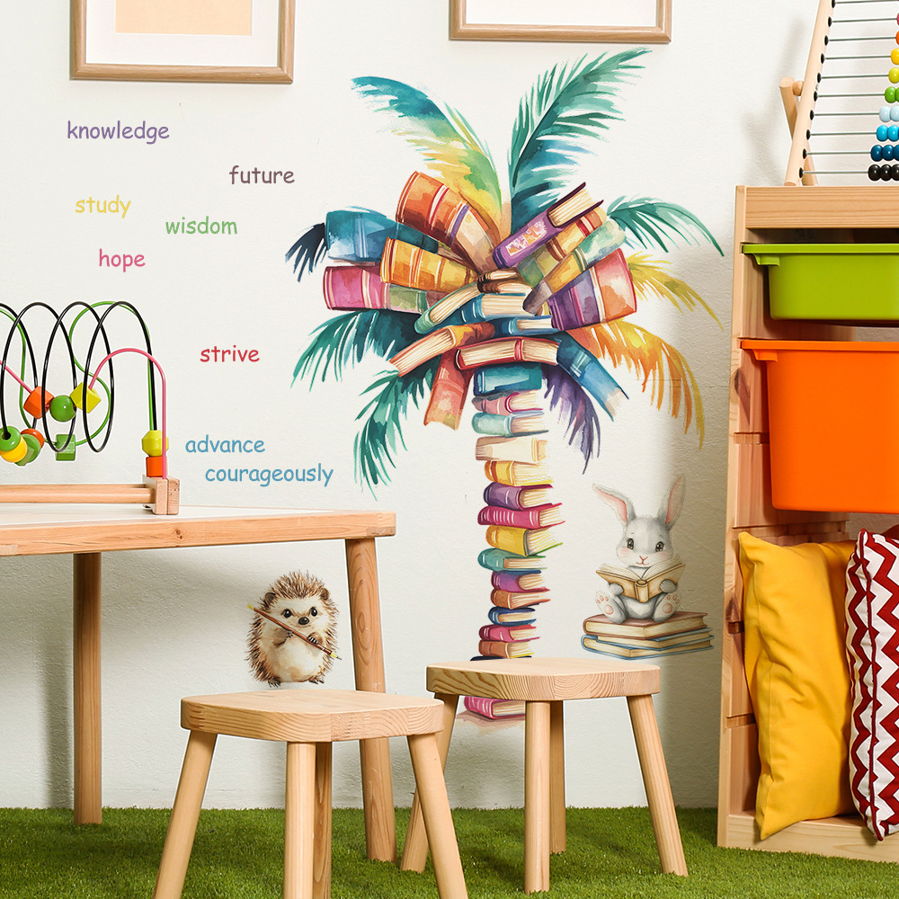 Book Coconut Tree Wall Sticker - Baby Nursery Books review and price