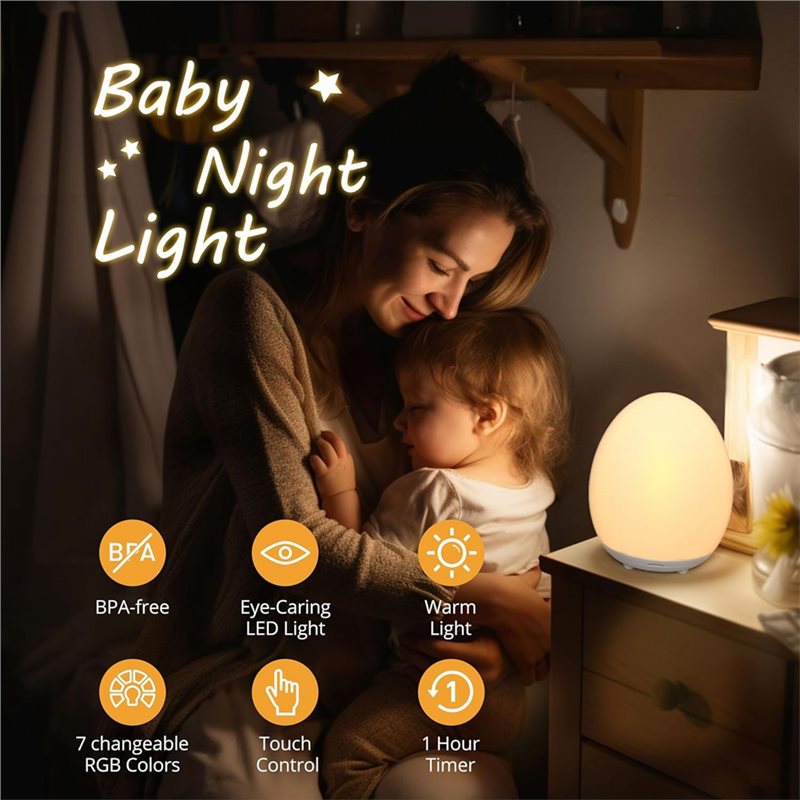 ABUG-Eye-Caring Baby Night Lig - Baby Nursery Egg Light review and price