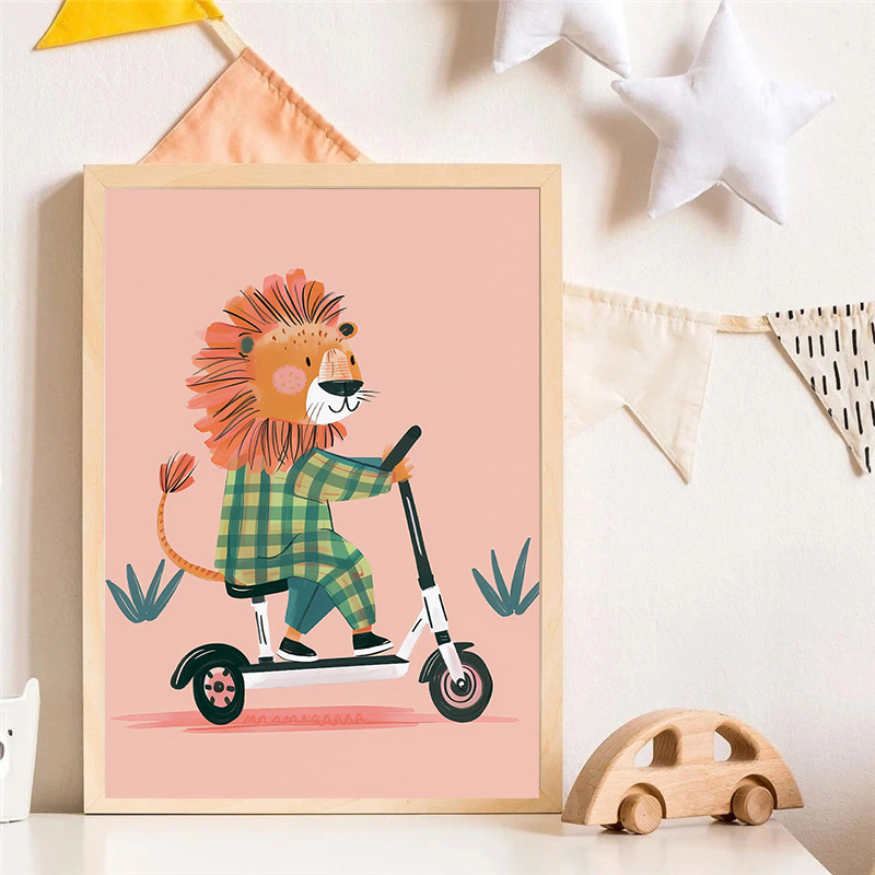 Dog Airplane Lion in Car Anima - Baby Nursery Pictures review and price