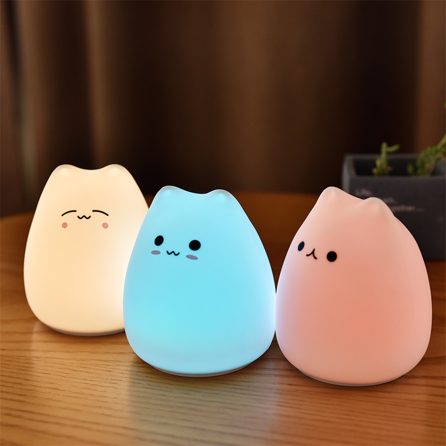 Cute Cat Night Light For Baby  - Baby Nursery Egg Light review and price