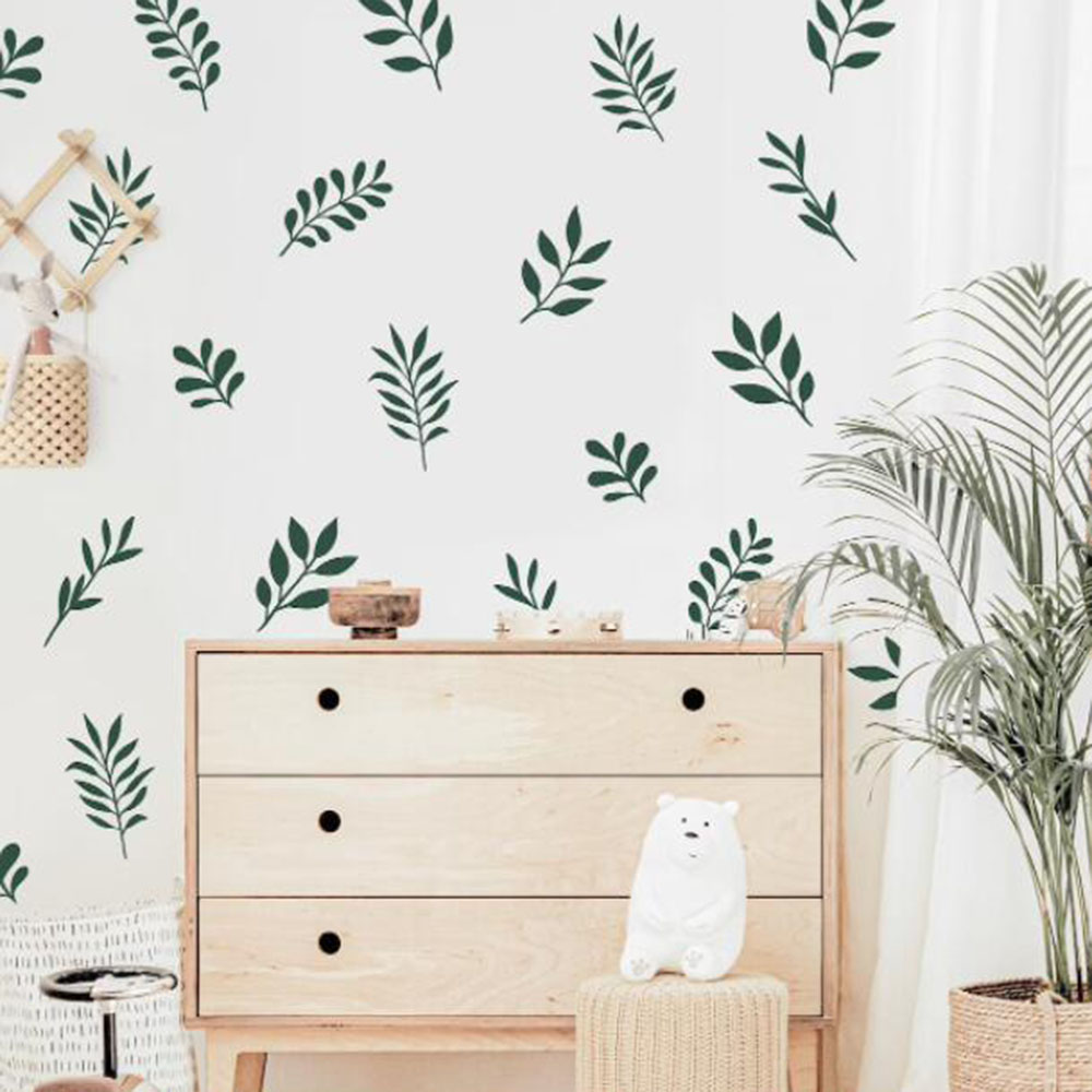41Pcs Botanical Leaf Wall Stic - Baby Nursery Tree review and price