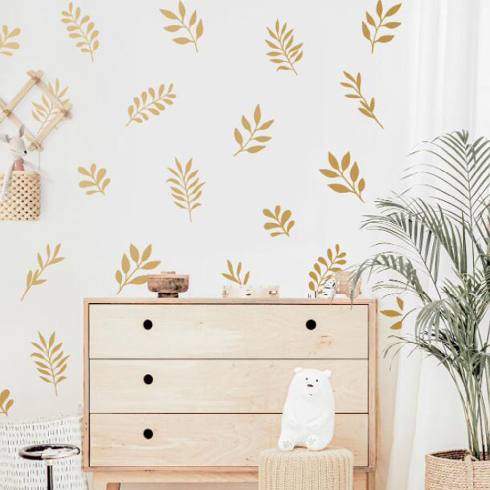 41Pcs Botanical Leaf Wall Stic - Baby Nursery Tree review and price