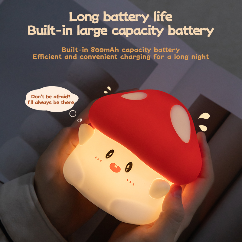 Mushroom Night Light LED Recha - Baby Nursery Egg Light review and price