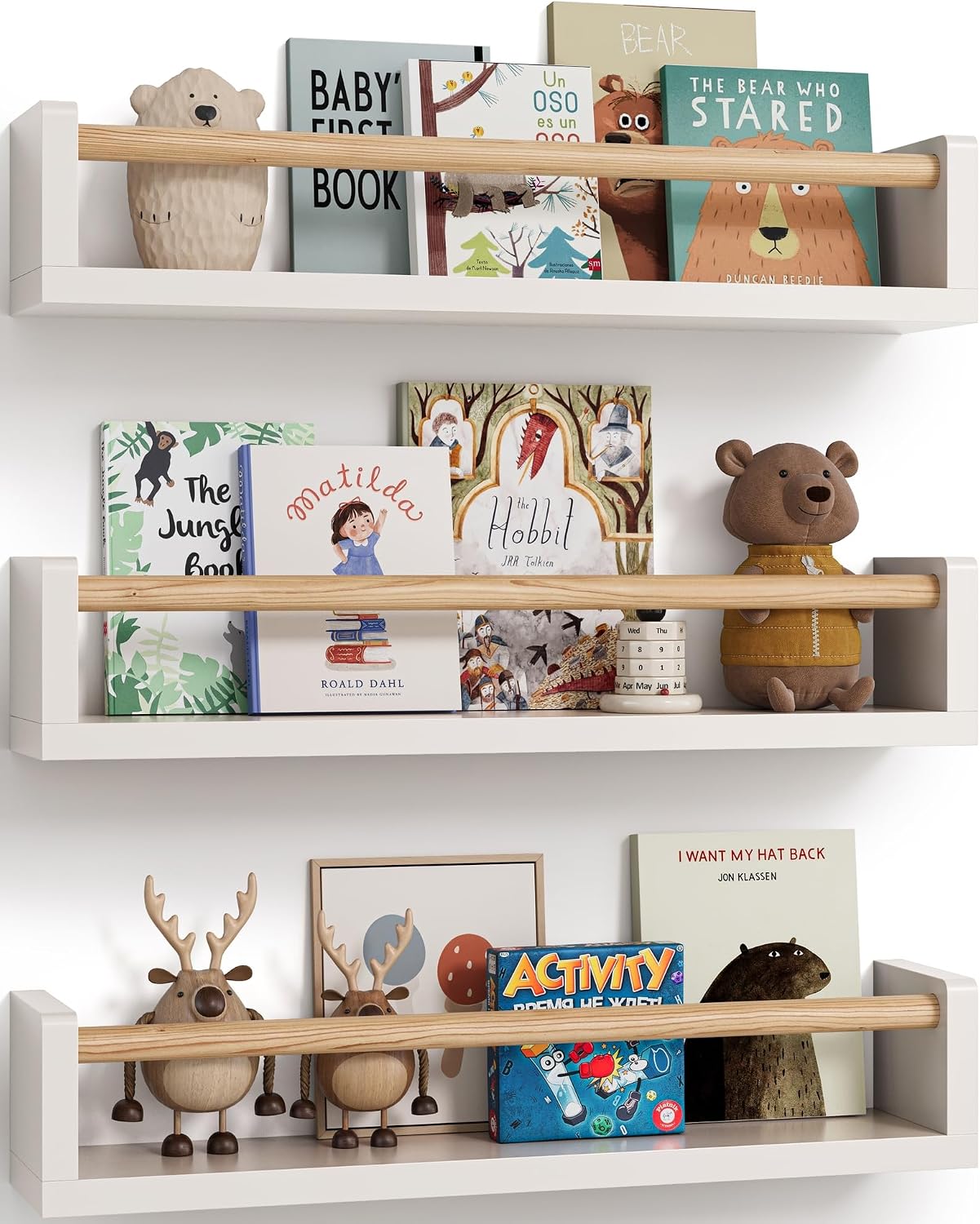 Set of 3 floating nursery book - Baby Nursery Books review and price