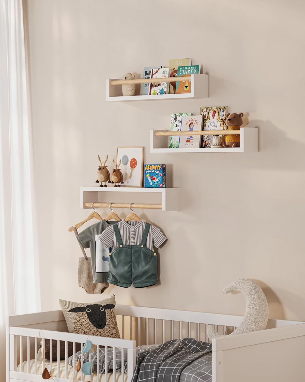 Set of 3 floating nursery book - Baby Nursery Books review and price