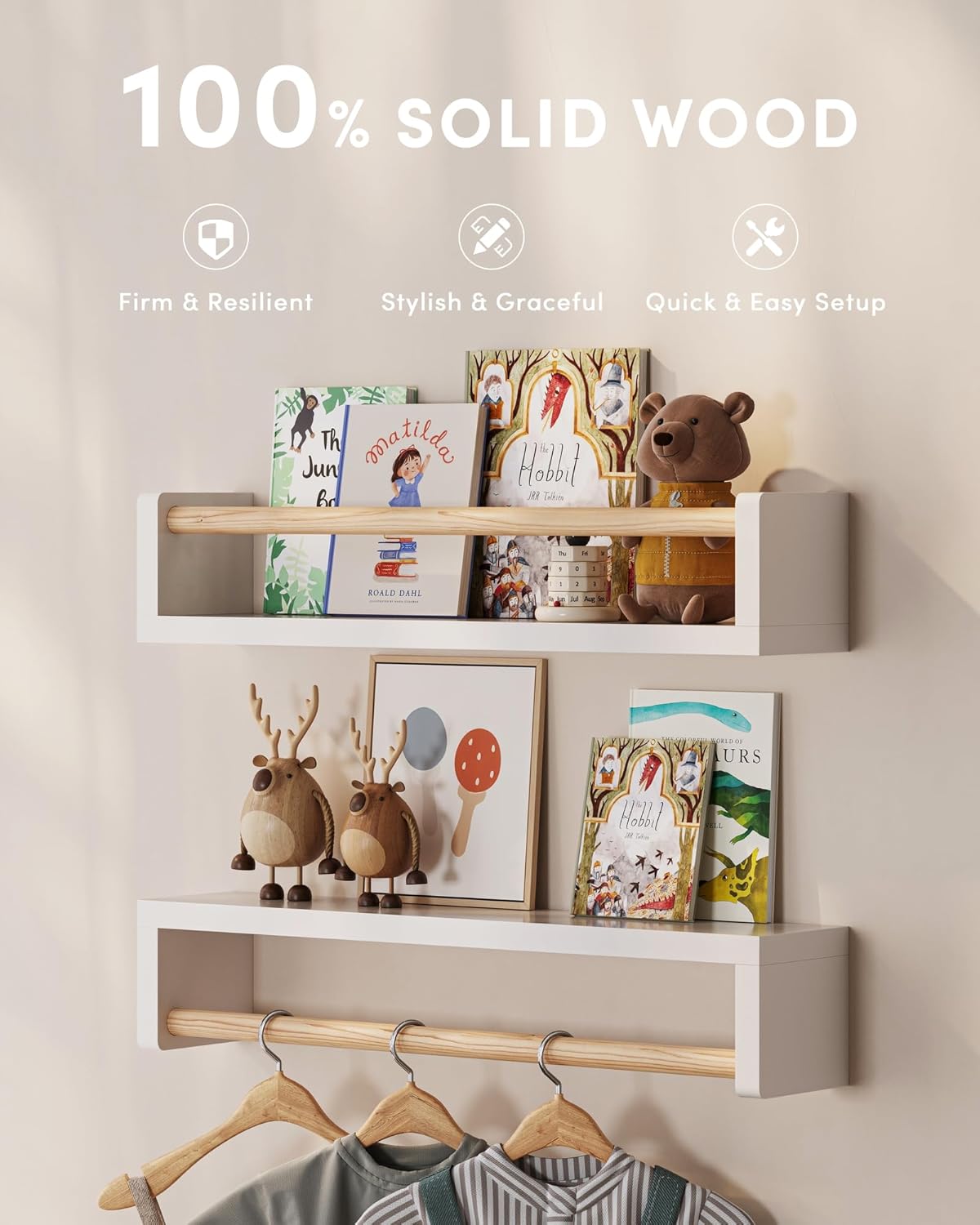 Set of 3 floating nursery book - Baby Nursery Books review and price