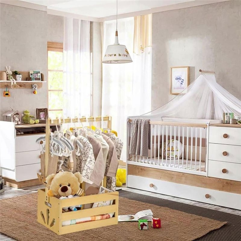 Wooden Baby Shower Gift Basket - Baby Nursery Closet review and price