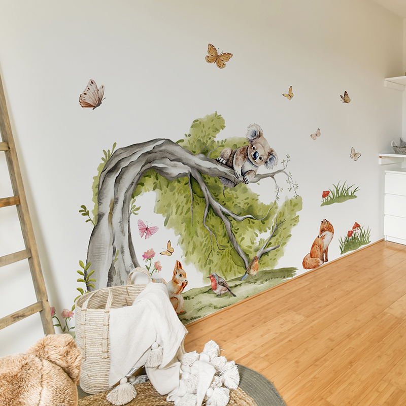 Jungle Large Tree Animals Wall - Baby Nursery Tree review and price