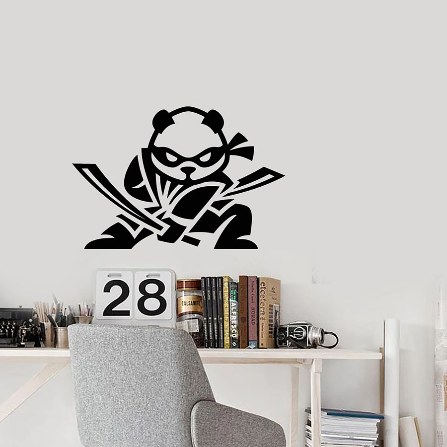 Cartoon Baby Panda Wall Decal  - Baby Zone Nursery review and price