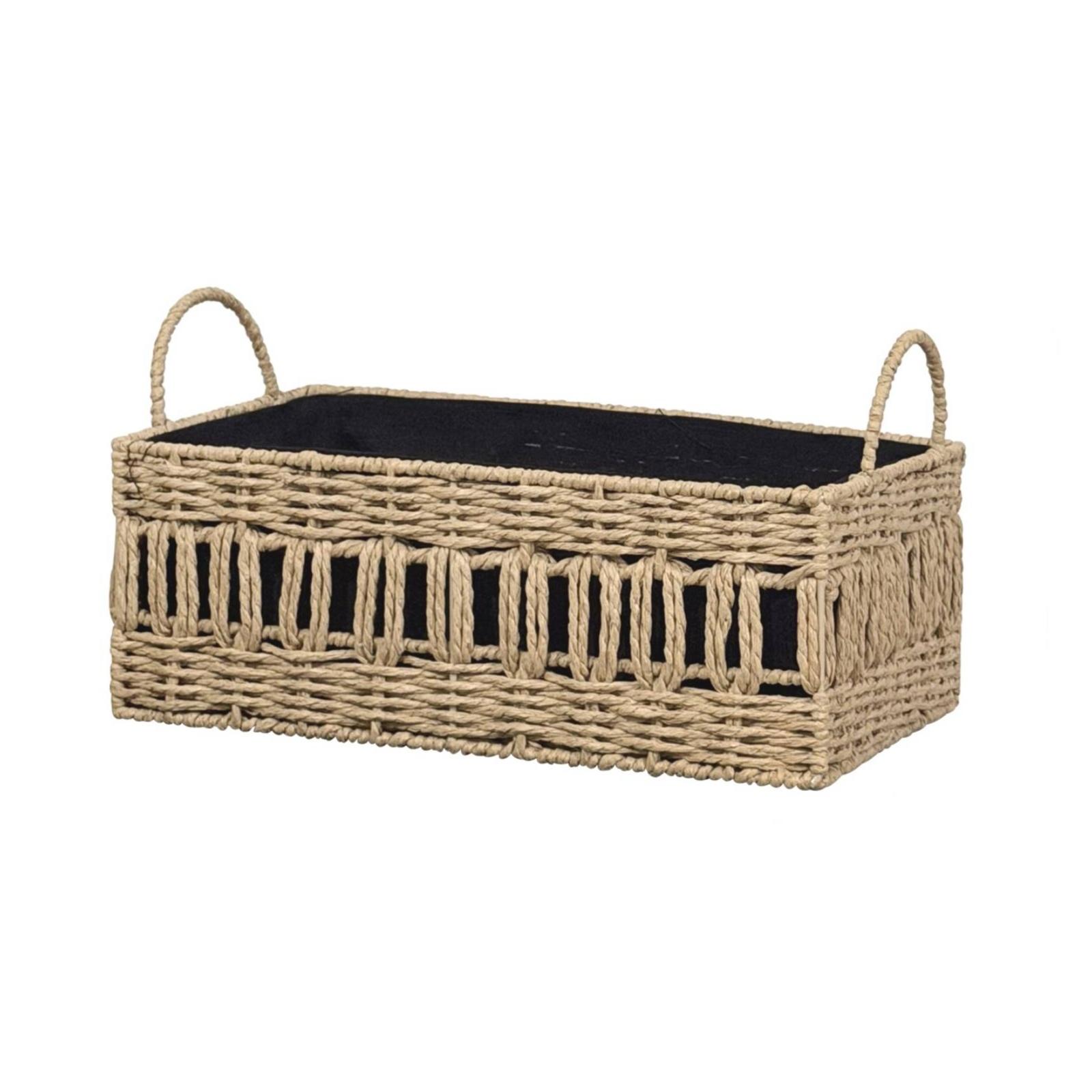 Woven Storage Basket with Hand - Baby Nursery Closet review and price