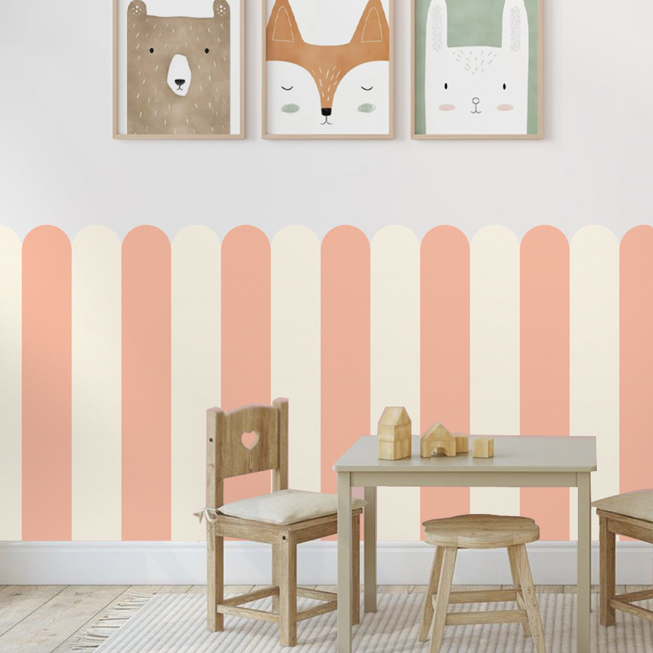 Multicolor Vertical Striped Ar - Baby Nursery Pictures review and price