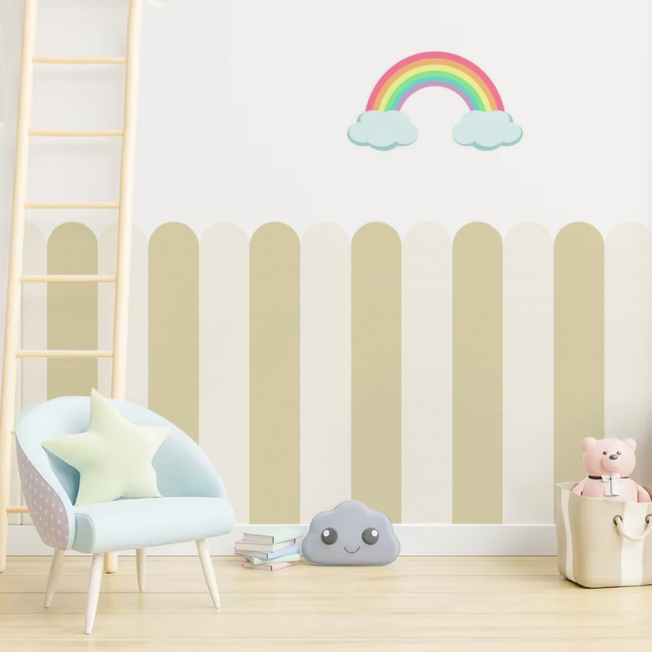 Multicolor Vertical Striped Ar - Baby Nursery Pictures review and price