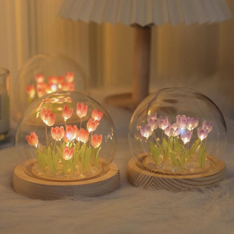 Artificial Tulip Flower Night  - Baby Nursery Egg Light review and price